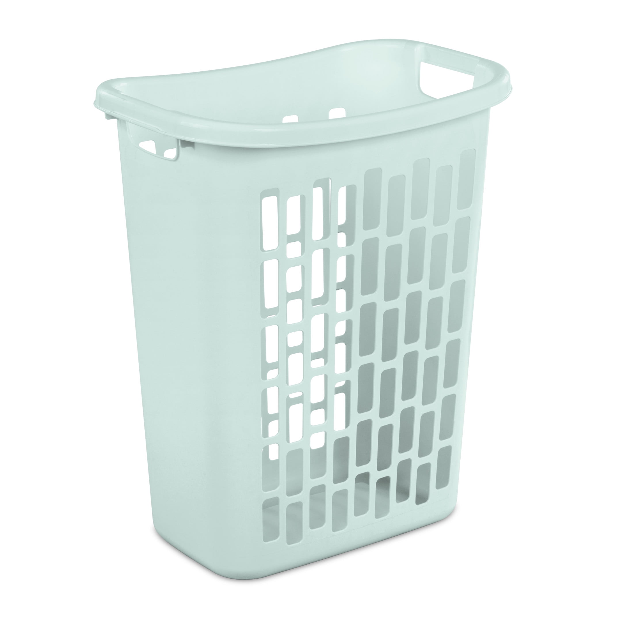 Mainstays Rectangular Open Hamper Aqua Sparkle, Case of 4