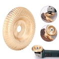 thumbnail image 4 of Práctico disco para tallar madera, disco abrasivo de acero dorado, para amoladora angular de madera ANGGREK Otros, 4 of 8