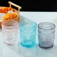 thumbnail image 4 of Gealach 1 Piece Set Romantic Blue Tumbler, 300ml Vintage Glassware, Multi-Use, 4 of 6