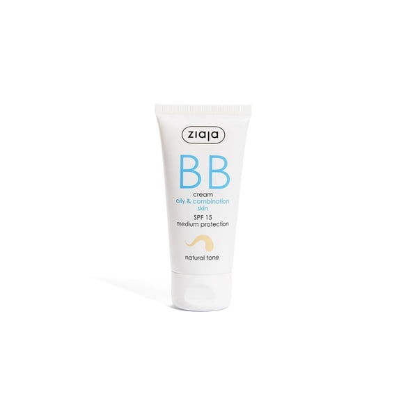 Ziaja BB Cream for Oily and Combination Skin - Natural Tone SPF 15 50 ml