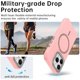 thumbnail image 3 of For iPhone 16 Pro Case Compatible with MagSafe TPU + PET Phone Cover with Rhinestone Decor Lens Fram, 3 of 5