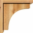thumbnail image 3 of 8"W x 12"D x 12"H Huntington Rough Sawn Corbel w/Backplate, Western Red Cedar, 3 of 9
