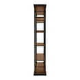 thumbnail image 3 of Furniture of America Toggin Industrial Metal 58-Inch Bookcase in Dark Oak, 3 of 5