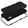 thumbnail image 3 of Kaleidio Case For Apple iPhone XR (6.1") [TUFF Armor] Impact Protective Hybrid [Shockproof] 3-Piece Dual Layer Rubber Cover w/ Overbrawn Prying Tool [Black/Black], 3 of 6