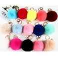 thumbnail image 2 of Coofit Key Chain Creative Fashion Multipurpose Pom Pom Handbag Charm Purse Pendant, 2 of 6