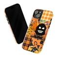 thumbnail image 3 of Halloween Monster Patchwork Phone Case, Cute Spooky Fall Design with Bats & Cats, iPhone Cover for iPhone 16 15 14 13 12 11 Pro Max Mini, 3 of 6