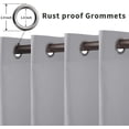 thumbnail image 2 of Rideaux Intérieurs Extérieurs pour Patio \ Panneau de Rideau à Oeillets Bloquant le Soleil pour Intimité, Rideaux Résistants aux Intempéries pour Gazebo, Véranda avant, Pergola, Kaki G x H Panneau, 2 of 8