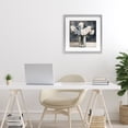 thumbnail image 2 of Stupell Industries Vase of Graceful Blooms Gray Framed Print Under Glass design by Mona Grace, 16 x 16, 2 of 10
