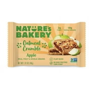 Nature's Bakery, Oatmeal Crumble, Apple, 12 Breakfast Snack Bars, 1.41 oz