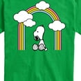 thumbnail image 3 of Peanuts - Snoopy Looking Up Rainbow - Men's Short Sleeve Graphic T-Shirt, 3 of 6