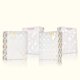 thumbnail image 5 of UNIQOOO - 12 bolsas de regalo de Navidad met&aacute;licas doradas y plateadas a granel con etiquetas, grandes de 12.5 x 10 pulgadas, bolsas de regalo de Navidad surtidas, copos de niev UNIQOOO NA, 5 of 9