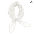 thumbnail image 1 of Women Narrow Long Scarf Flower Embroidered Lace Scarf Pure Color Cute Swee, 1 of 8