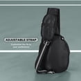 thumbnail image 3 of Prince Cross Body Paddle Bag, Black– Lightweight Sling Pickle ball & Paddle Sports Bag, 3 of 8