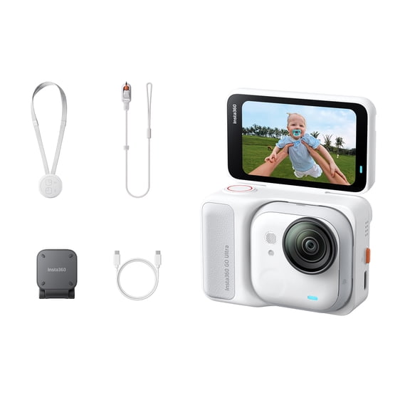 Cámara De Acción 4k Insta360 Go Ultra Standard Bundle Blanco