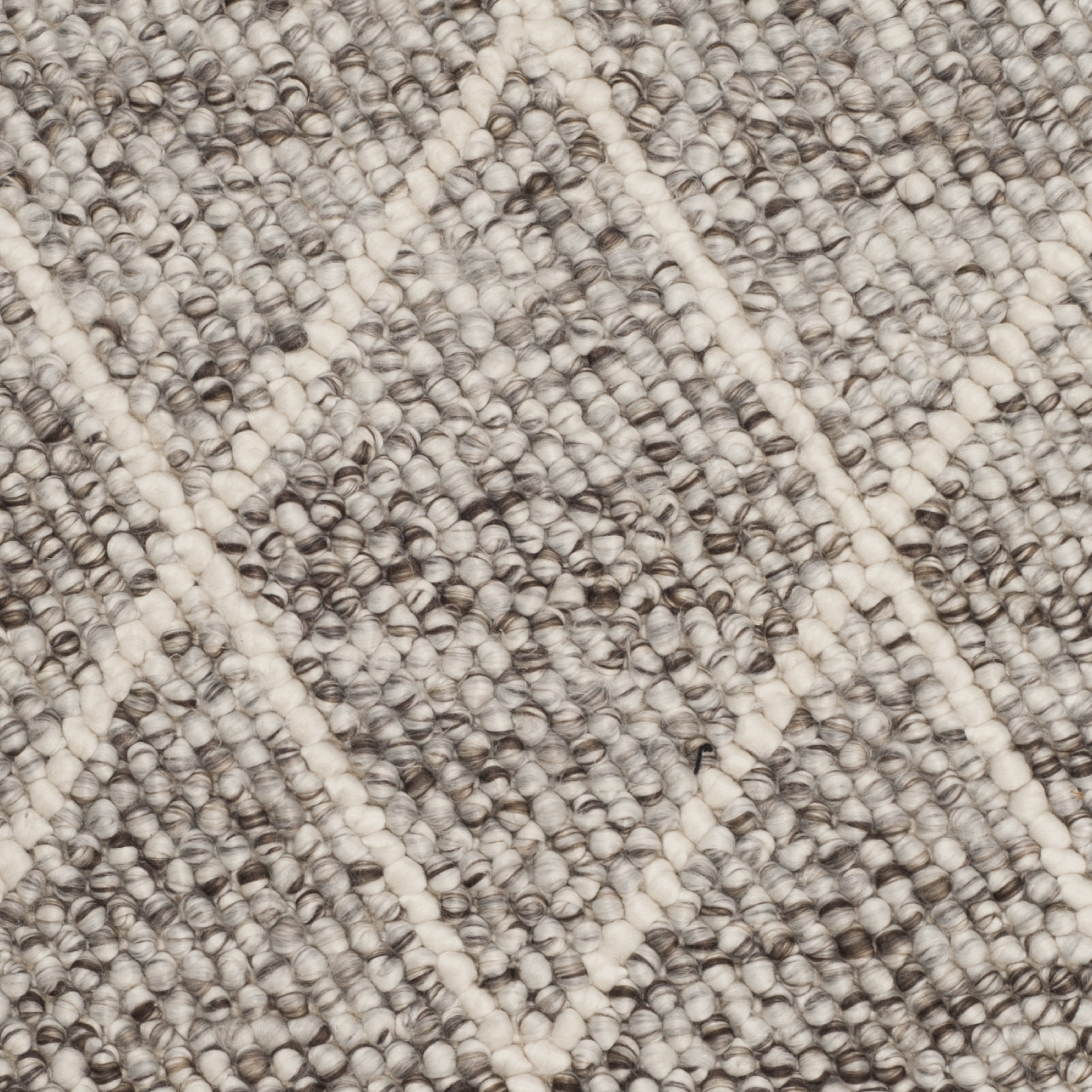 SAFAVIEH Natura Taegan Geometric Diamonds Area Rug, Ivory/Stone, 6' x 6' Square
