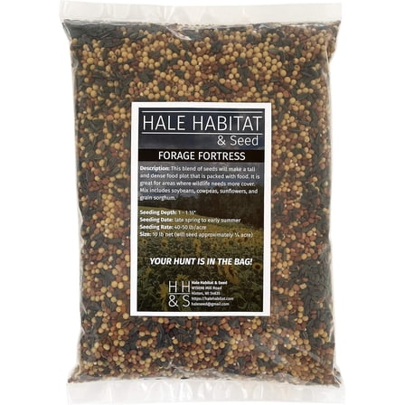 Hale Habitat & Seed Forage Fortress Food Plot Mix, 1/4 Acre