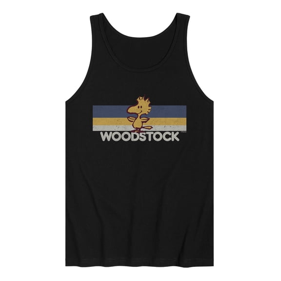 Peanuts - Woodstock Stripes - Men's Sleeveless Graphic Tank