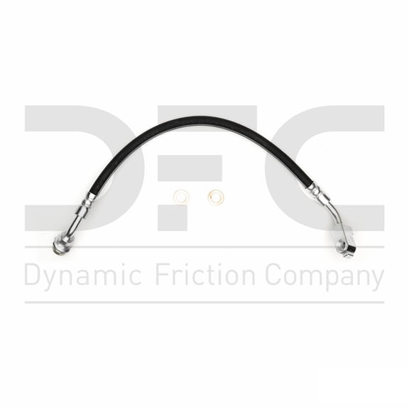 Front Left Dynamic Friction Company Brake Line Hose 350-67025 For 1985-1986 Nissan 720, 1986-1994 Nissan D21, 1987-1995 Nissan Pathfinder, 1995-1997 Nissan Pickup