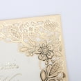 thumbnail image 5 of Wedding Invitation Card Floral: 20PCS Hollow-out Paper Wedding Card Invite Cards, 5 of 5