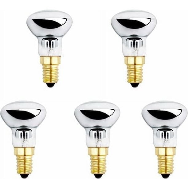 Bombilla E14 R39 25W Regulable Blanco Cálido 2600K para Lámpara de Lava, 250LM, Bombillas Reflectoras de Base Pequeña para Lámpara de Burbuja de Calentamiento, Lámpara de Cohete, Lámpara de