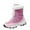 Pink, variant on Women's Winter Outdoor Plus Velvet Non-slip Mid-tube Platform Snow Boots