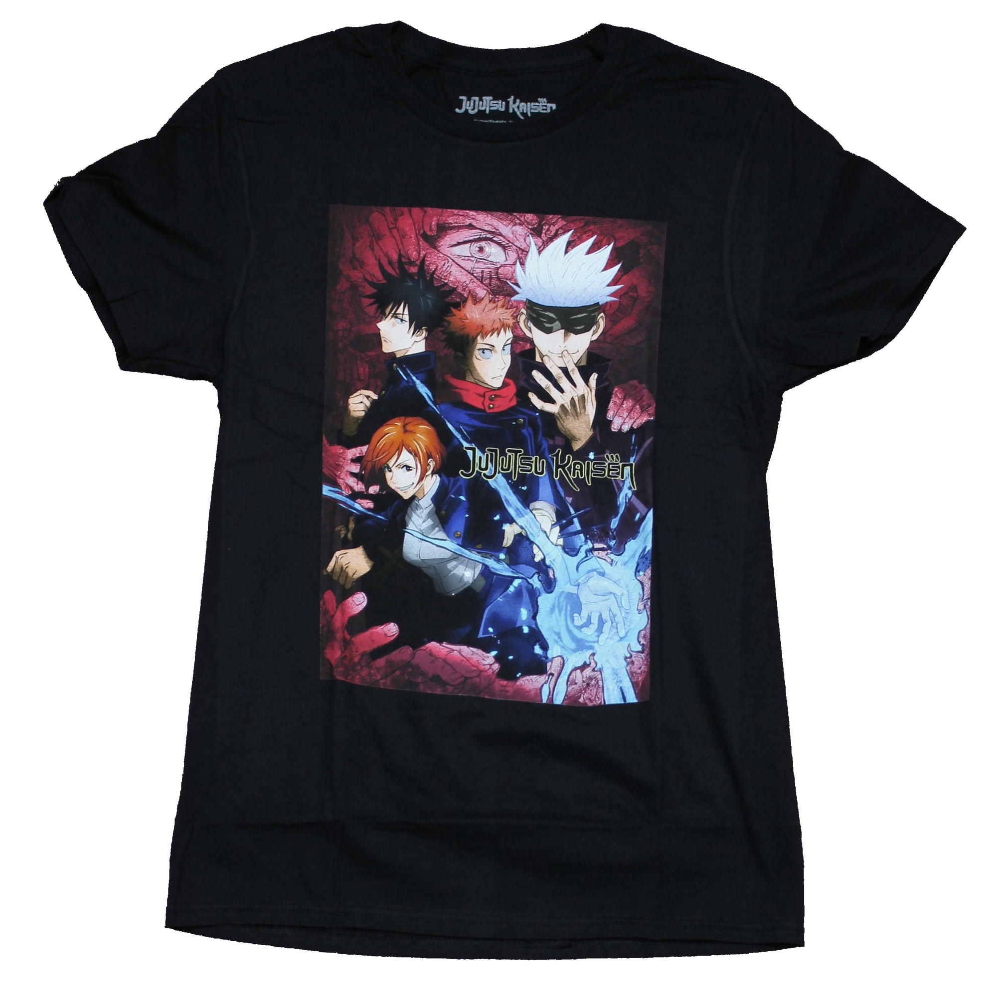 Jujutsu Kaisen Mens T-Shirt - Key Art Group Image (Large)