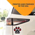 thumbnail image 4 of Magnet Me Up I Love My Himalayan Black Pawprint Magnet Decal, 5 Inch, Vinyl Automotive Magnet, 4 of 7
