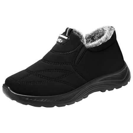 

ZAROYEAX Women Snow Boots Couple Style Autumn and Winter Thickened Warm Comfortable Non on Shoes