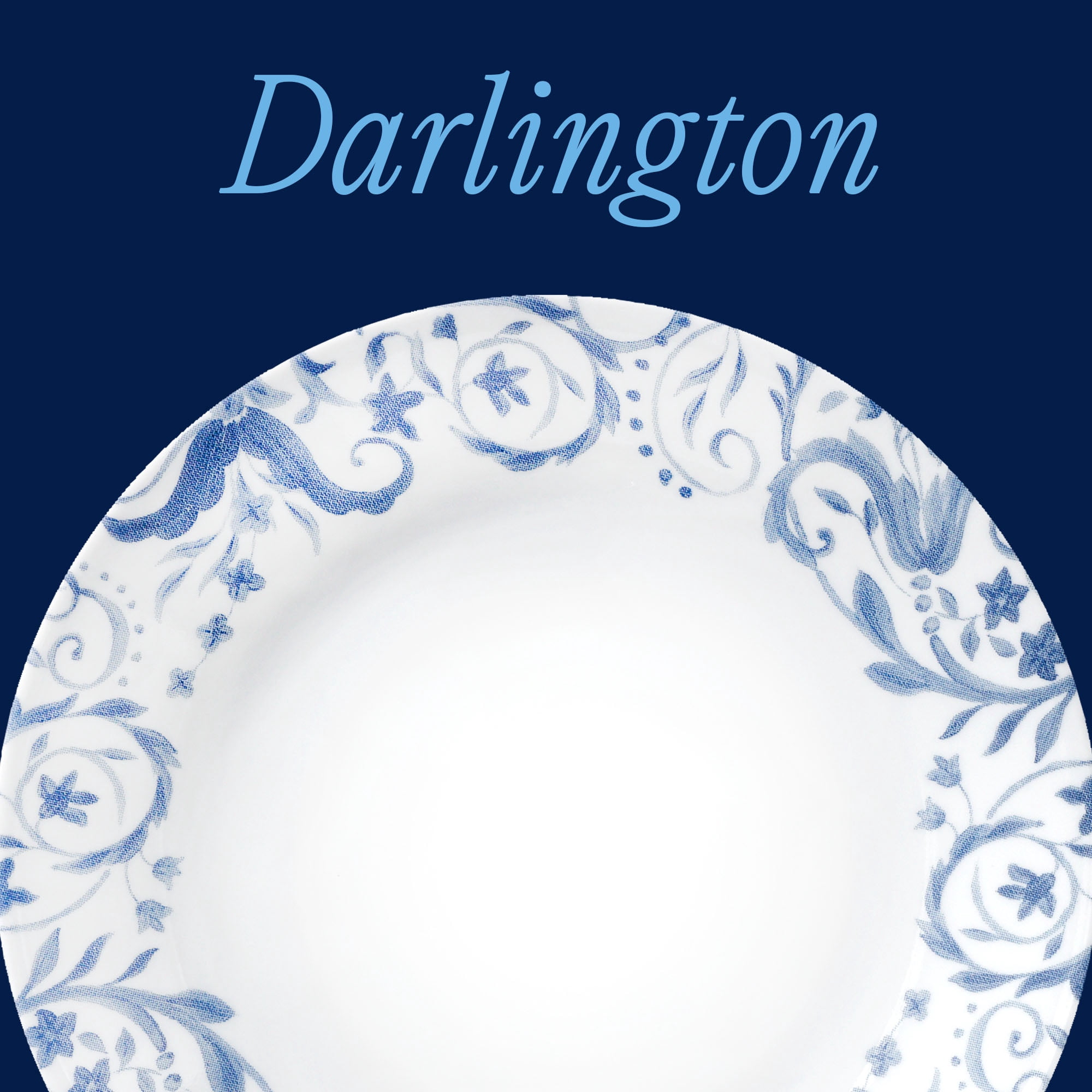 Corelle Darlington 8.5" Glass Salad Plate