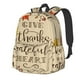 thumbnail image 1 of Disketp Thanksgiving With A Grateful Heart Mochila Escolar de Gran Capacidad y Peso Ligero, Mochila de Viaje Ideal para Escuela, Trabajo y Uso Diario, Cómoda y con Estilo, 1 of 8