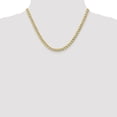 thumbnail image 2 of 10K Yellow Gold chain Curb 18 in 5.25 mm 5.25mm Semi-Solid Link, 2 of 5
