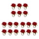 thumbnail image 2 of Ounissouiy Servilletero de flores artificiales de 6 piezas, portátil, extraíble, reutilizable, toalla, anillos ornamentales, ceremonia, Type1 NO1, 2 of 6