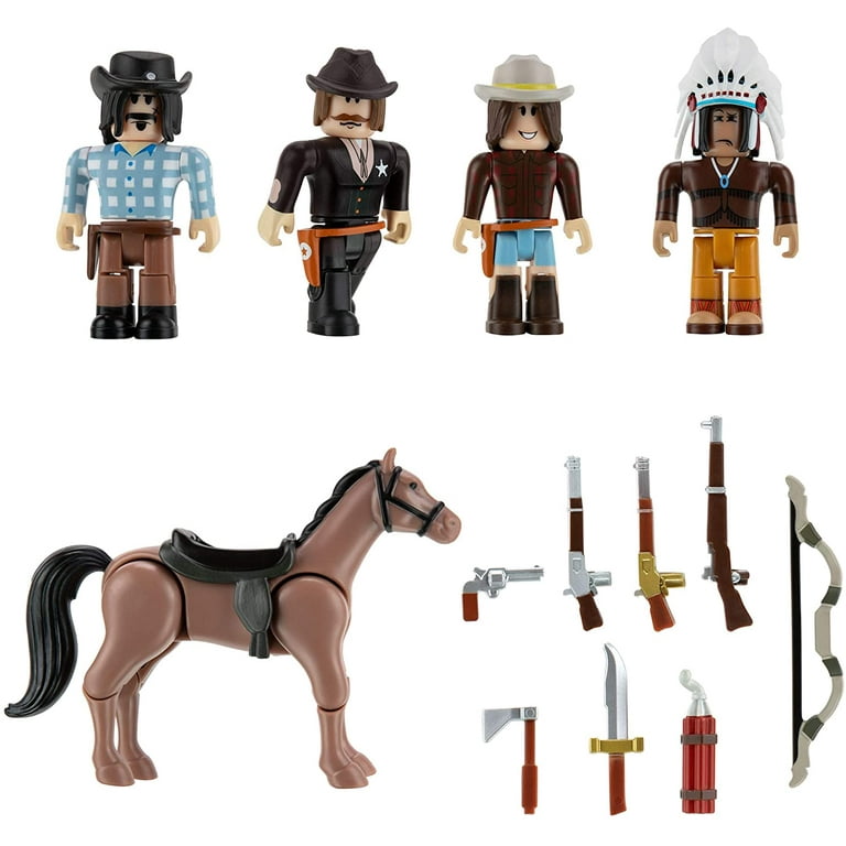  Roblox Action Collection - The Wild West Five Figure Pack  [Includes Exclusive Virtual Item] : Toys & Games