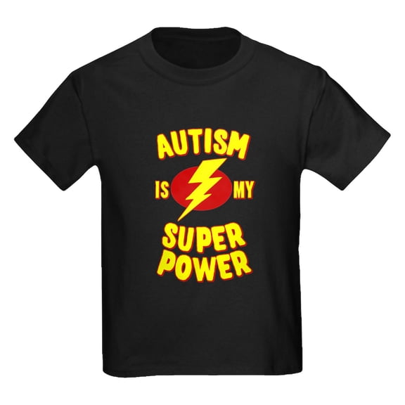 CafePress - Autism Is My Super Power T Shirt - Dark T-Shirt Kids XS-XL