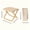 Khaki, variant on Portable Folding Stool with Handle, Outdoor Camping Fishing Stool, Zipper Stool for Outdoor
