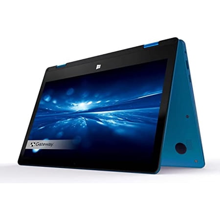 Newest Gateway Touchscreen 11.6 HD 2-in-1 Convertible Laptop in Blue Intel N4020 4GB RAM 64GB SSD Mini-HDMI Webcam Windows 10 S