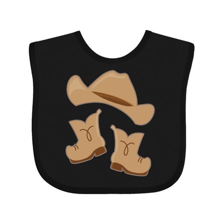 

Inktastic Western Style Boy Boots Gift Baby Boy or Baby Girl Bib