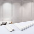 thumbnail image 3 of Art3d Pre-Cut Wainscoting  Accent Wall Panel Frame Kit,Ready to Assemble Wall Molding Kit for Interior Wall Décor,3 Top 3 Bottom, 3 of 9