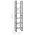 thumbnail image 4 of vidaXL Storage Shelf Concrete Grey 60x30x210cm Engineered Wood, 4 of 5