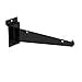 thumbnail image 3 of SSWBasics 8 inch Black Shelf Bracket for Slatwall - Pack of 10, 3 of 4