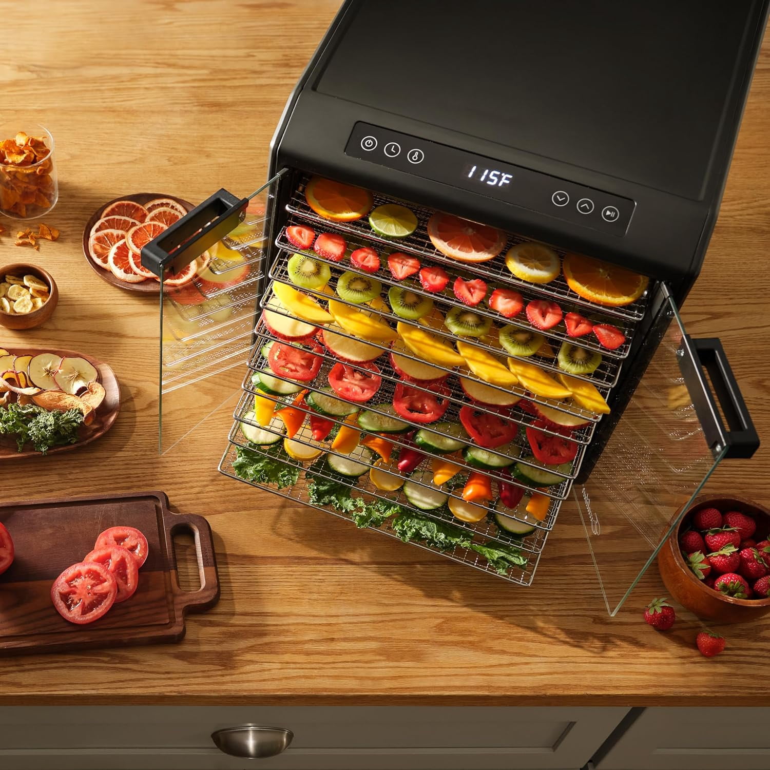 Excalibur Food Dehydrator 本体 Excalibur 10-Tray Electric Food Dehydrator, Adjustable Temp