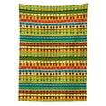 thumbnail image 3 of Ambesonne Cartoon Tablecloth Rectangular Table Cover, Abstract Geometric Joyful, 52"x70", Multicolor, 3 of 4