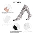 thumbnail image 5 of Lsque Bird Pattern Sport Compression Socks for Men & Women 15-20 mmHg Knee High Nurse Pregnant Running Medical and Travel Athletic, 5 of 6
