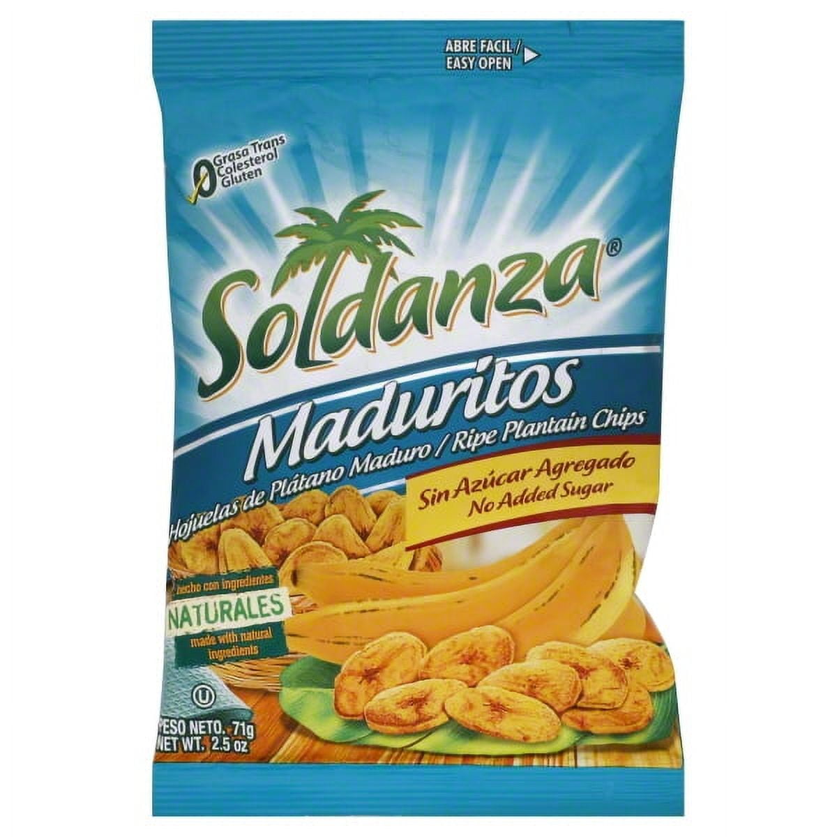 (10 pack) Soldanza Sweet Plantain Chips
