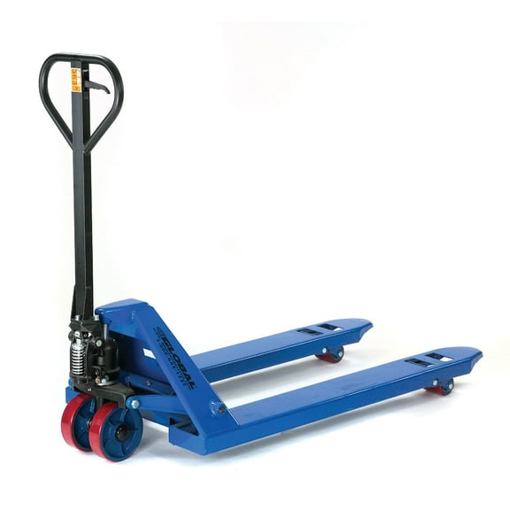 Narrow Fork Pallet Jack Truck, 6600 Lb. Capacity, 21 x 36
