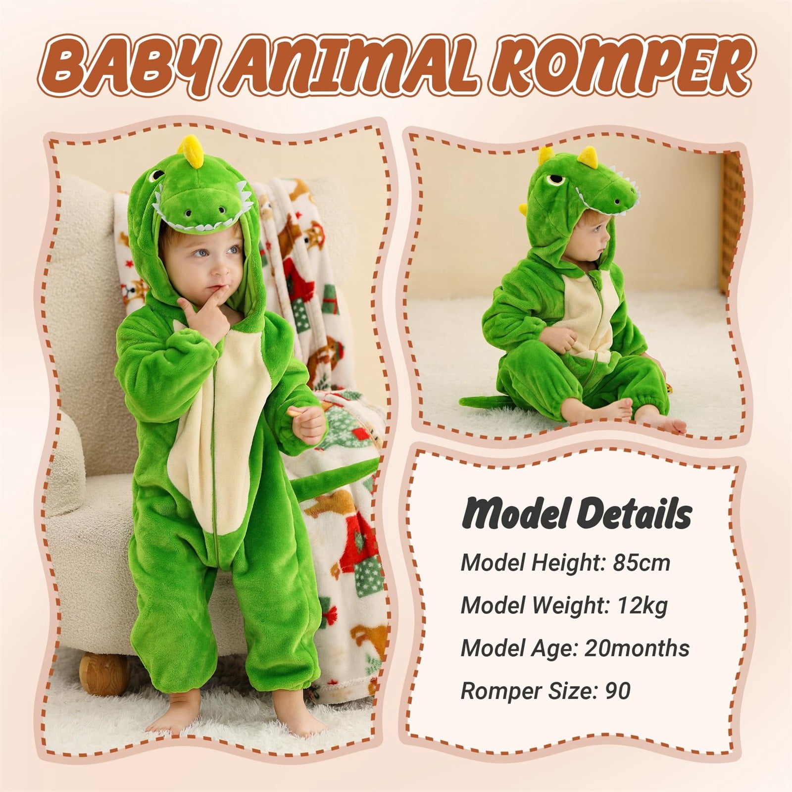 FDDMis Toddler Halloween Outfit Christmas Outfits Onesies 0-3 Months Girl 3 Month Boy Clothes Kid Clothes for 11 Year Old Girls Baby Clothes 9-12, Green 12-18 Months