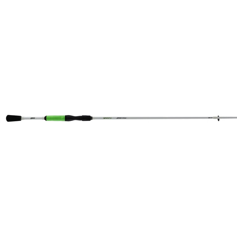 Lew's Xfinity Spinning Combo features a 6-foot 6-inch spinning rod with a  split-grip rod handle. Features a bold greene and black color combination.  