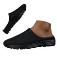 thumbnail image 1 of Slip on Work Shoes for Men Open Back Shoes Closed Toe Slides Breathable Arch Support Slippers Comfort Walking Shoes, 1 of 9