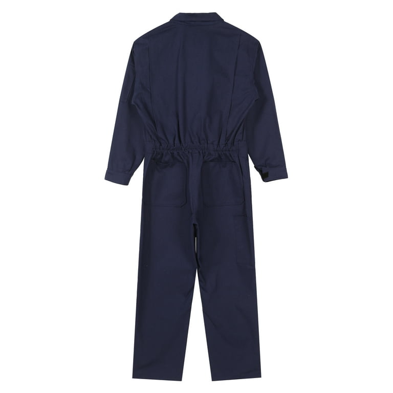 inhzoy Mens One Piece Work Jumpsuit Long Sleeve Zip-Up inhzoy Mens One Piece Work Jumpsuit Long Sleeve Zip-Up