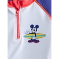 thumbnail image 2 of Character Toddler Boy Long- Sleeve Rash Guard and Swim Trunks, 2-Piece, Size 12M-2M, 2 of 3